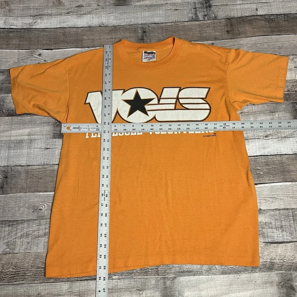Tennessee Volunteers Shirt Size Medium Orange Vintage NCCA Sportswear Team Logo